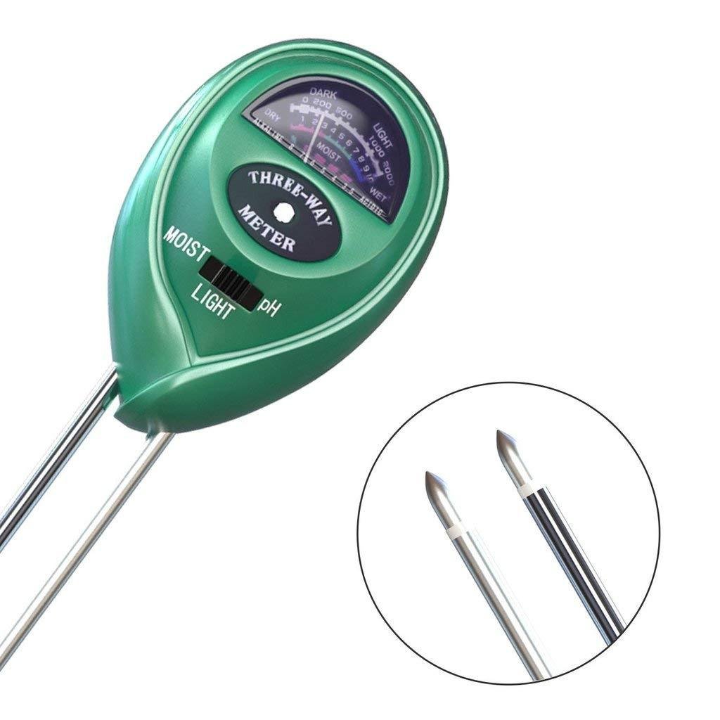 Soil Tester 3-in-1 for Moisture, pH & Sunlight | Grow Vanta