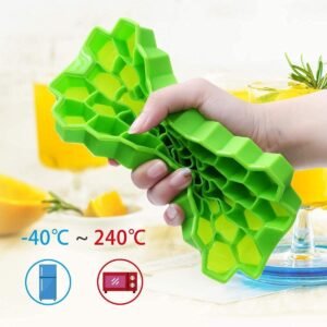 Silicone Ice Cube Tray – 37 Honeycomb Cubes | ChillPour