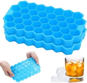 Silicone Ice Cube Tray – 37 Honeycomb Cubes | ChillPour