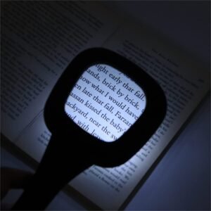 LED Magnifying Glass – 6-LED Lighted for Reading | worko