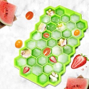 Silicone Ice Cube Tray – 37 Honeycomb Cubes | ChillPour