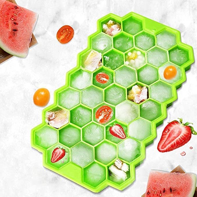 Silicone Ice Cube Tray – 37 Honeycomb Cubes | ChillPour