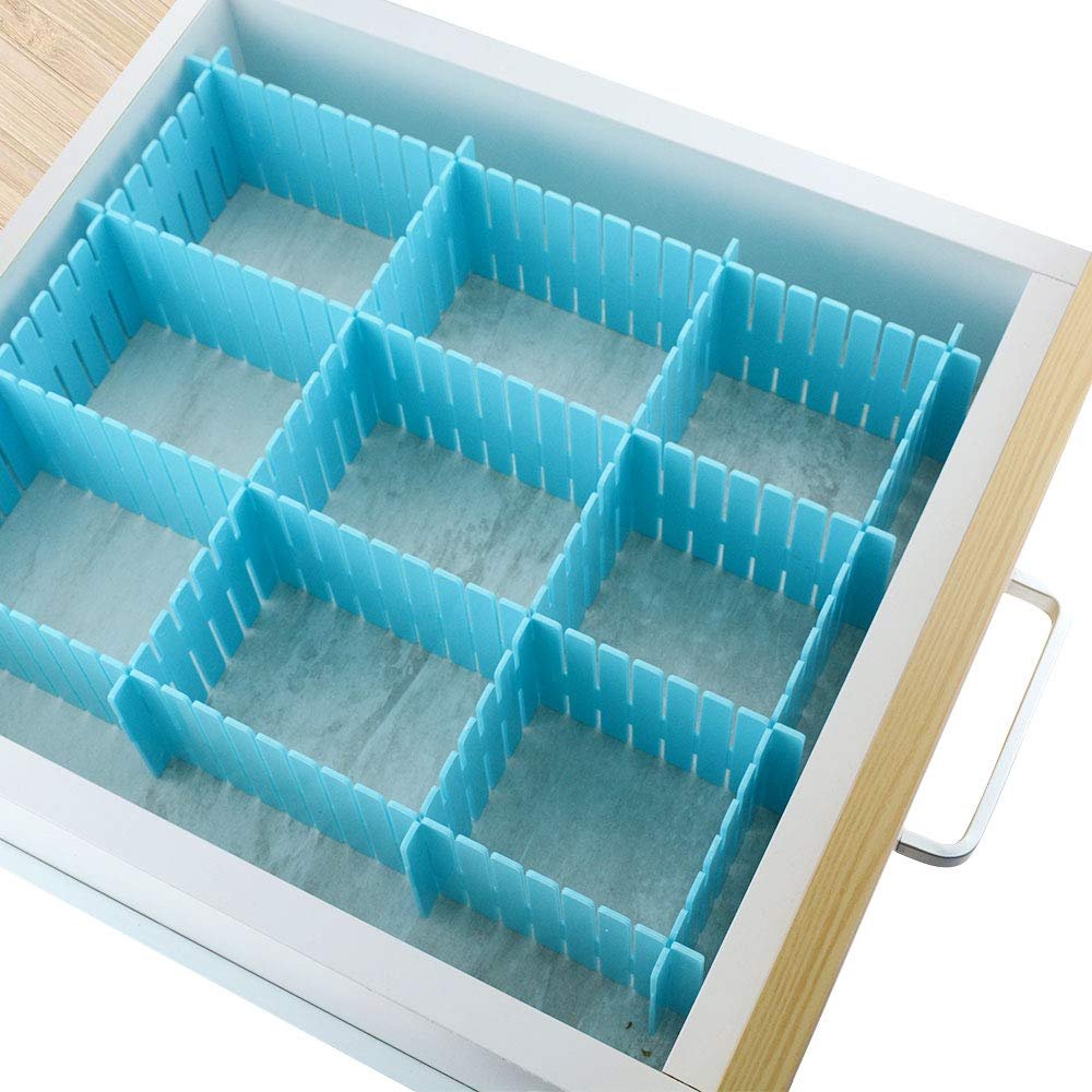 Adjustable Drawer Organizer – Multipurpose Storage Solution 6 Pcs Set | CookAura
