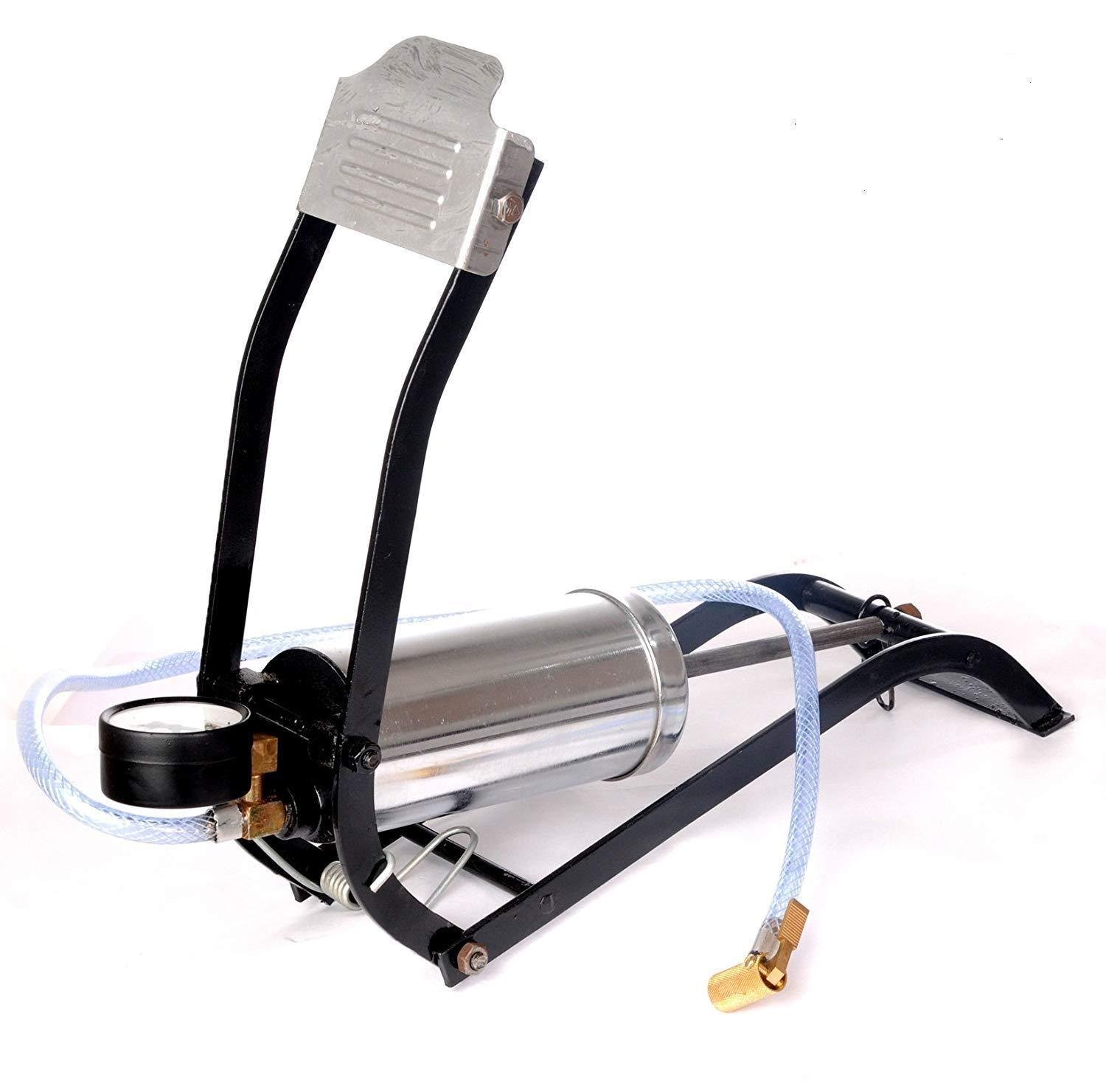 61rkLNCYBcL._SL1500 Steel Foot Pump – Heavy Duty Car & Bike Tire Inflator | Carivox