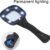 LED Magnifying Glass – 6-LED Lighted for Reading | worko