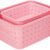 Storage Baskets Set – Food-Grade Plastic, Sky Blue | Organivo