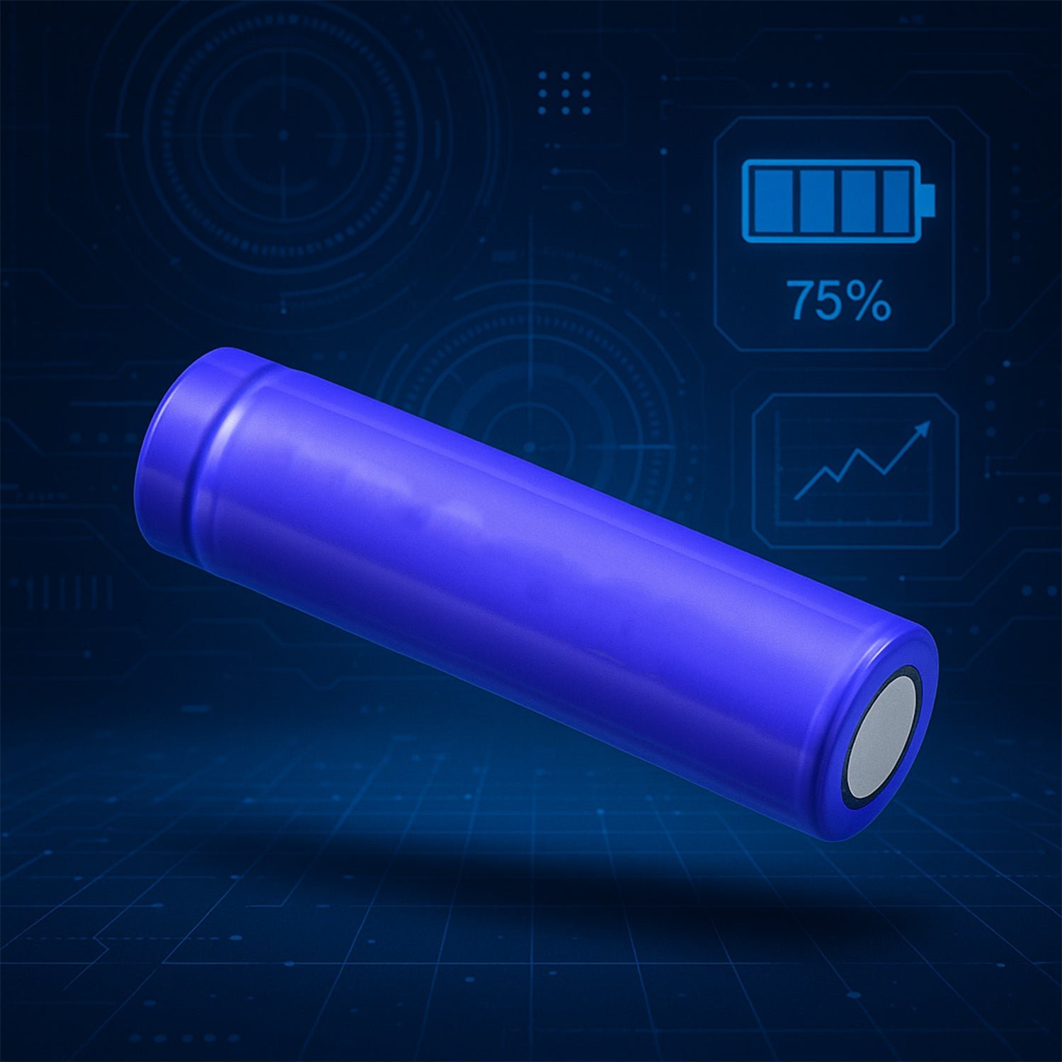 Lithium Rechargeable Battery – 3.7V 1200mAh Flat Top | Tetherix