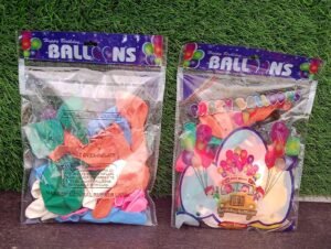 Party Balloons – 24 Pcs Multicolor Latex Set | Play & Move
