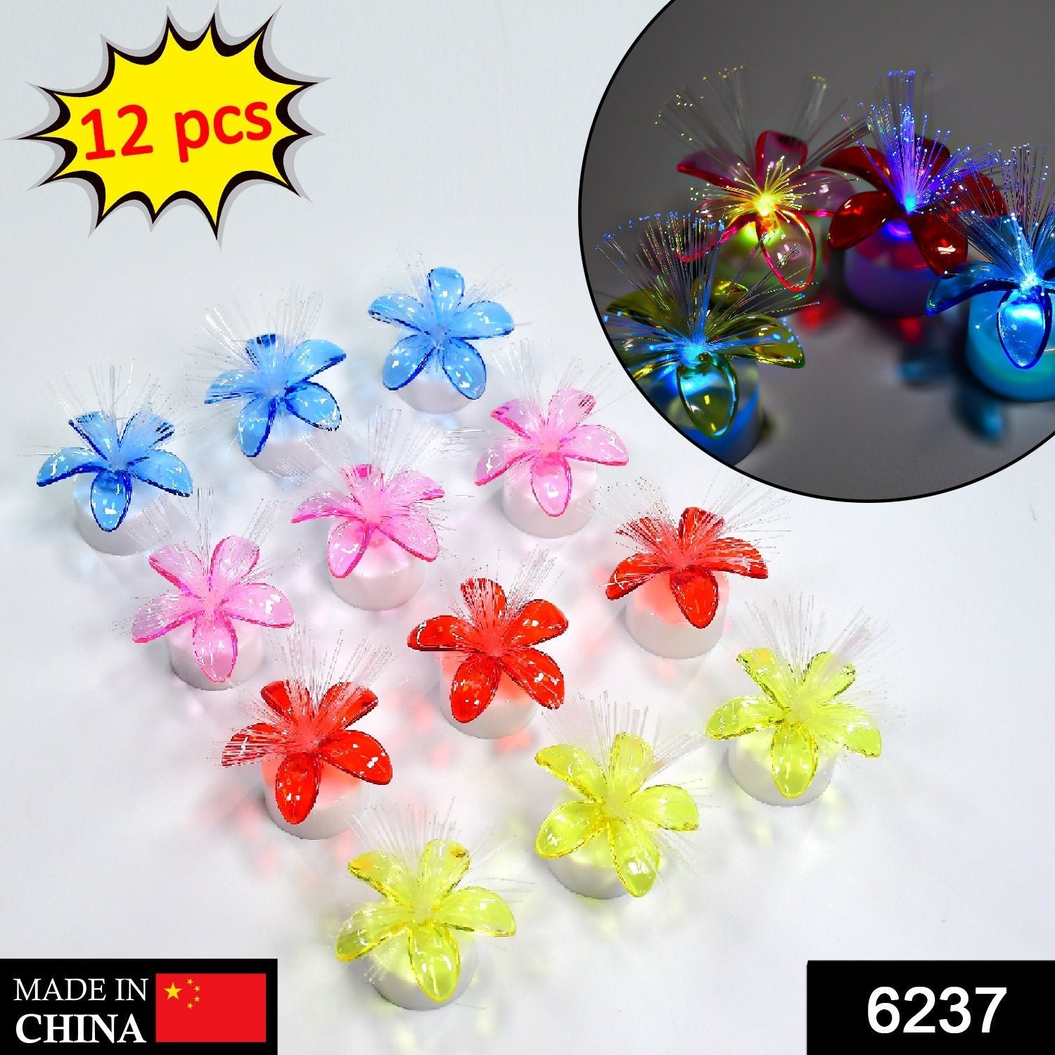 Fiber Optic LED Centerpiece – Color Changing Decor | Tidy Table