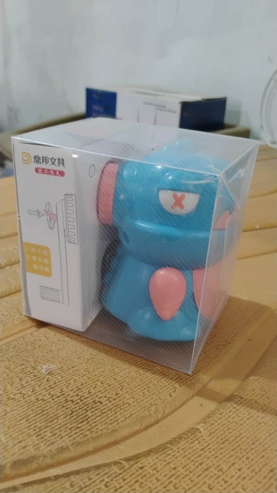 Kids Pencil Sharpener – Teddy Shaped with Removable Tray | Writezo