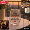 Printed Quote Stemless Glass Tumbler - Fun & Elegant Drinkware