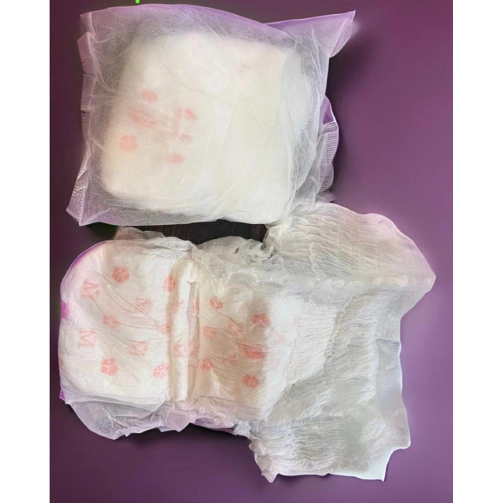 Generic Pack of_10 Pcs Cotton Disposable Lady Period Pants Sanitary Napkin (White) - Image 3