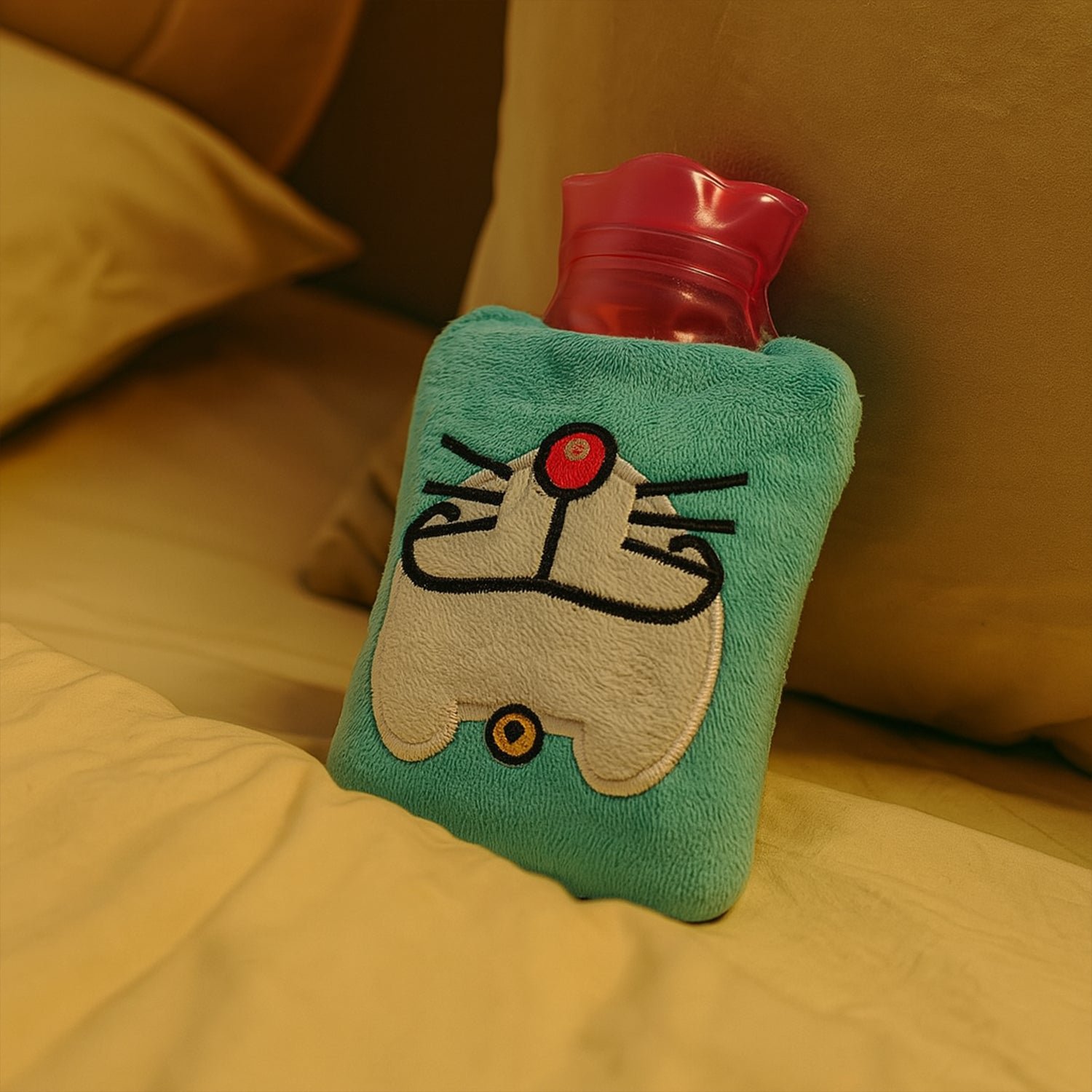 Doremon Hot Water Bag – Pain Relief with Soft Cover | Velvet Wellness