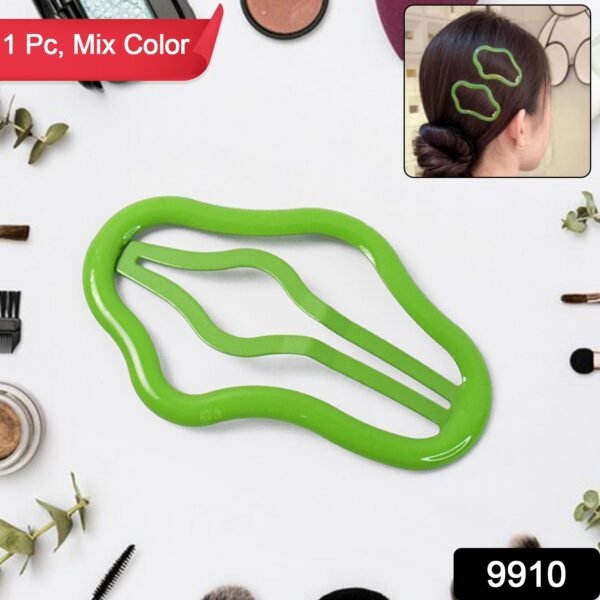 Multicolor Hair Clips – Vibrant Metal Hairpins for Daily Style