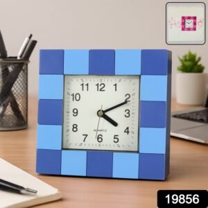 Table Clock – Modern Square Quartz for Desk, Office & Home Decor