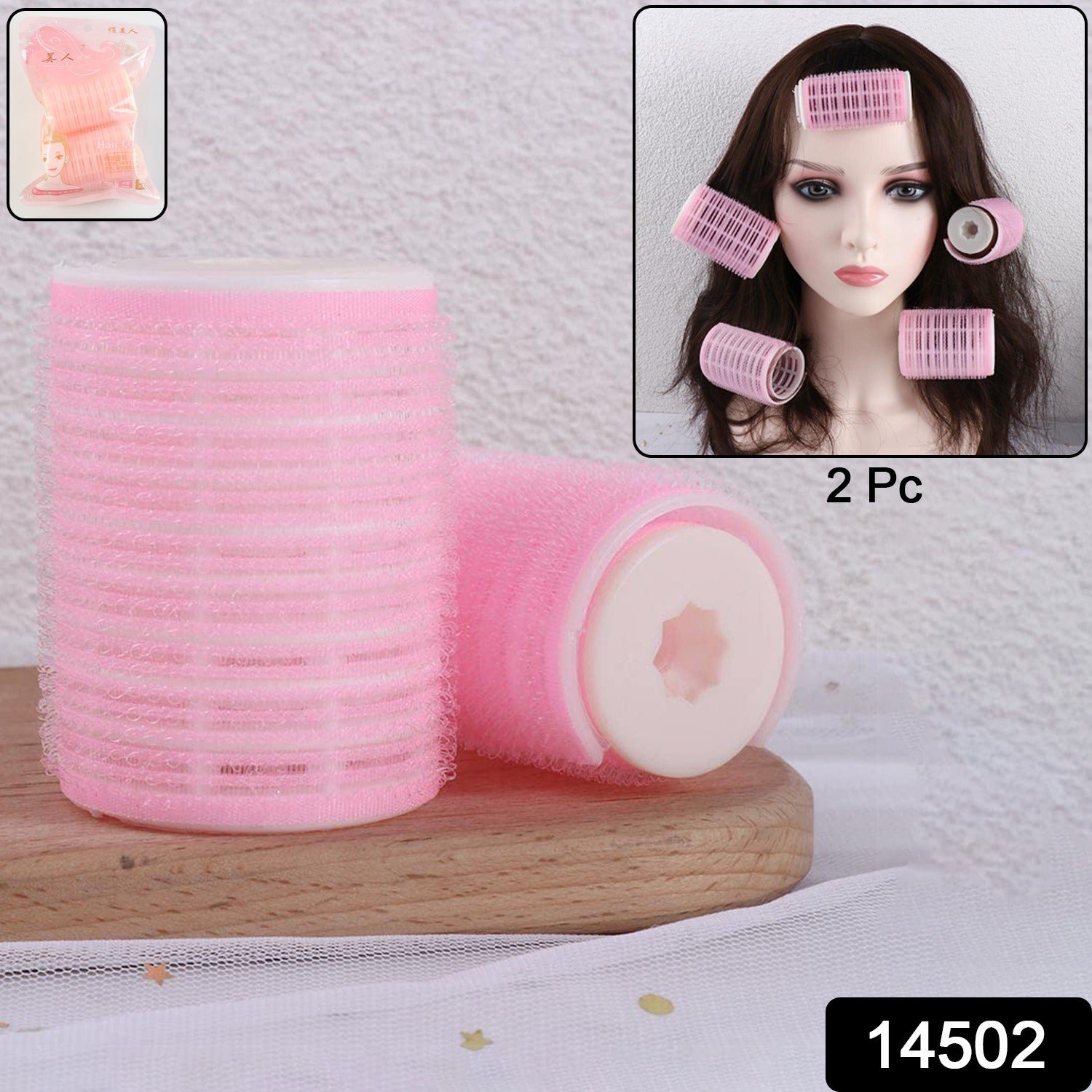 Self-Grip Hair Styling Velcro Rollers – Natural Curls & Volume