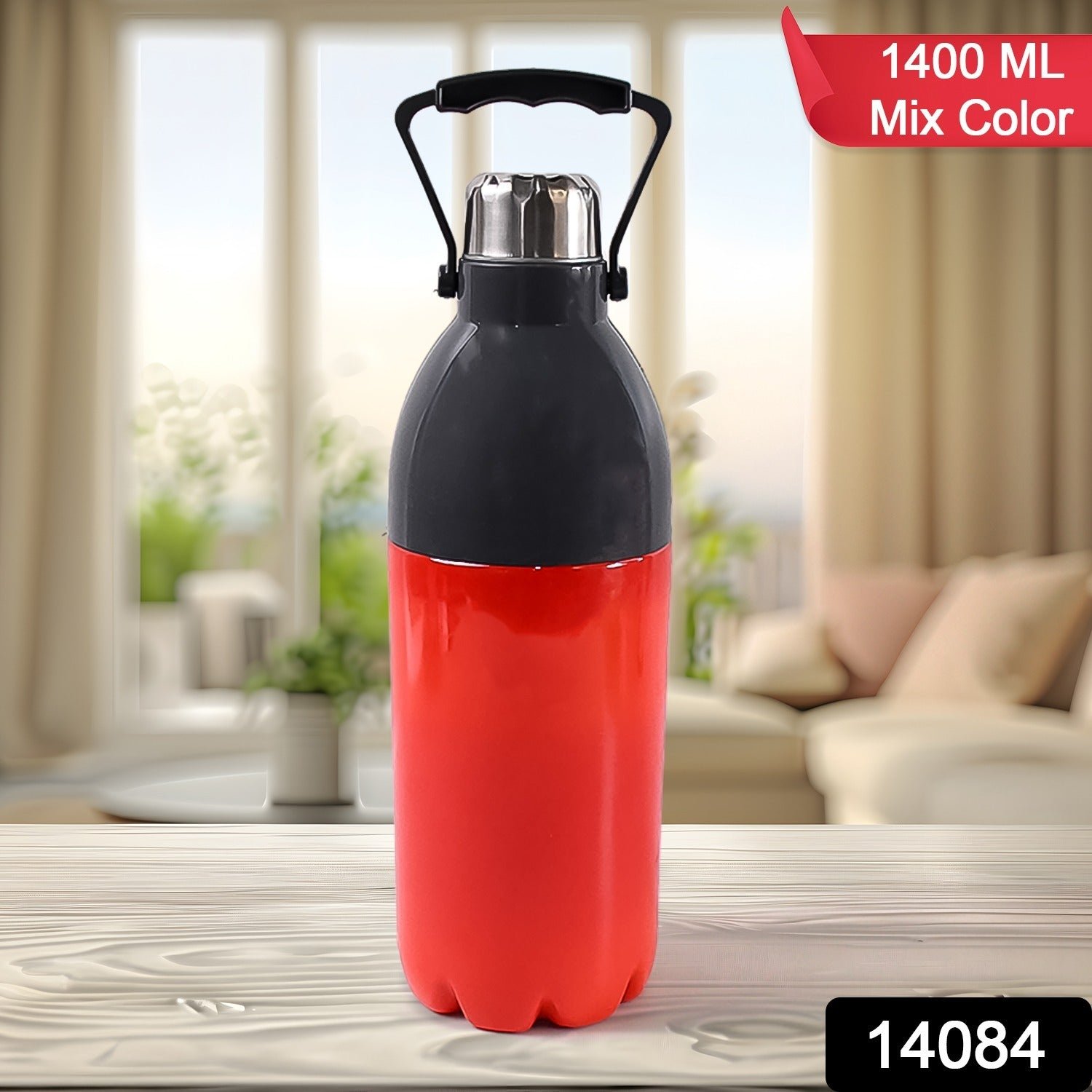 Insulated Plastic Sports Bottle 1400ml – Leakproof & BPA-Free