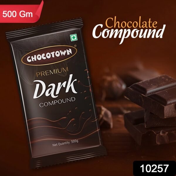 Dark Chocolate Compound – 500gm Baking Slab | Chocotown