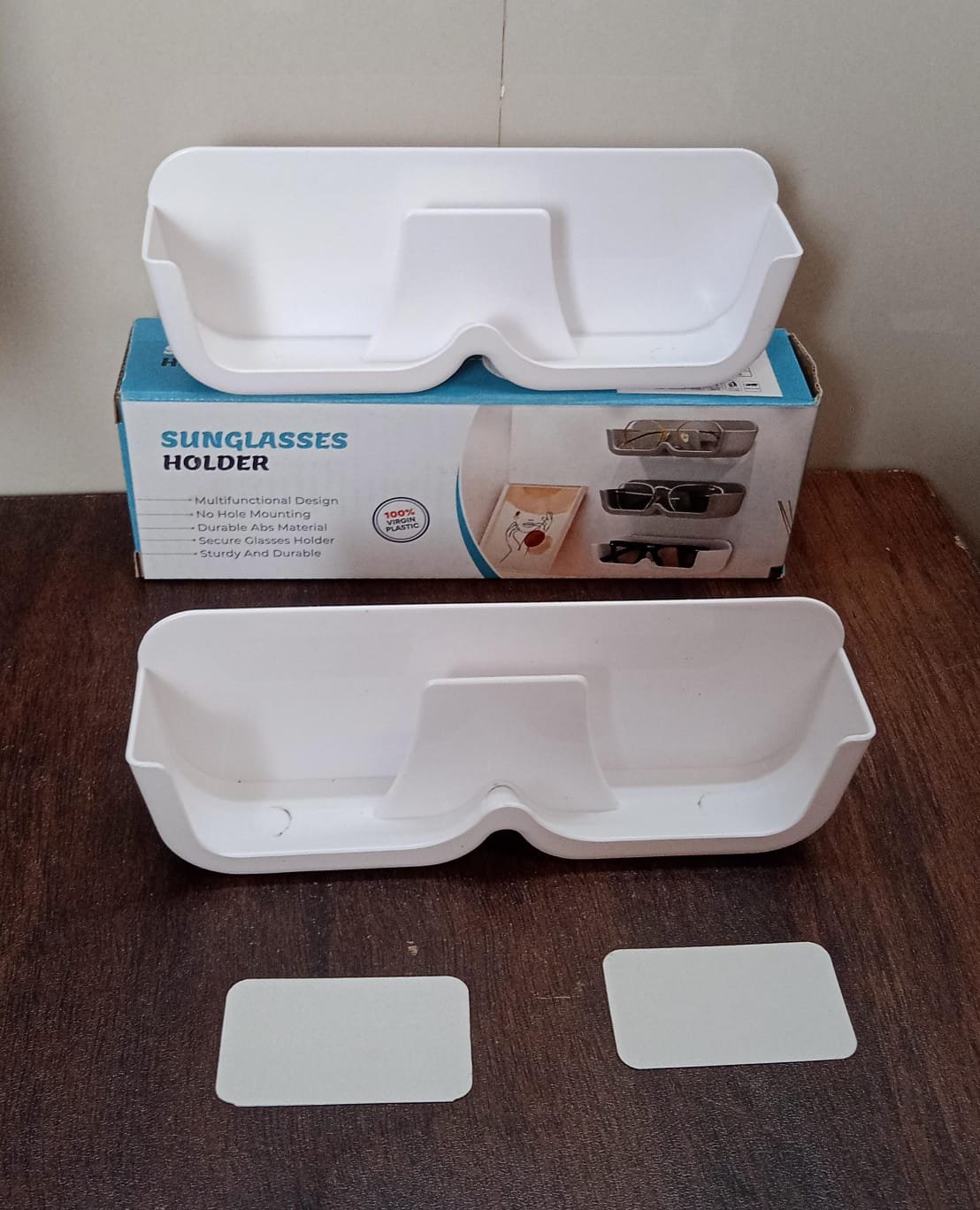 Sunglass Wall Organizer – 2 Pc Set for Eyewear Storage | Organivo