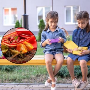 Leak-Proof Lunch Box – 2 Containers, Microwave Safe | Lunchie Bunchie