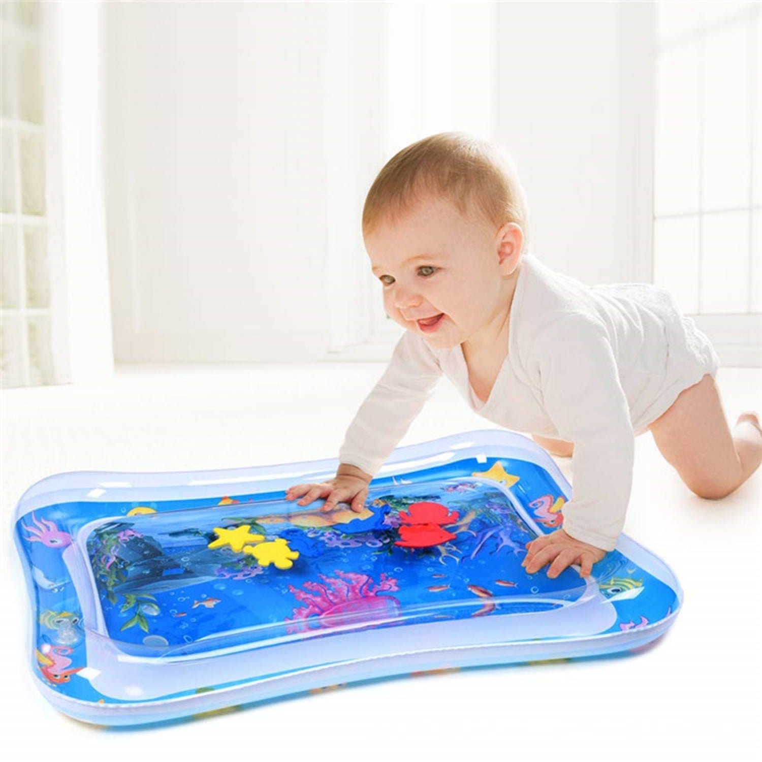 Baby Water Mat – Inflatable Tummy Time Play Mat | Little Learners