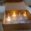 Flameless LED Tealight Candles – Decorative Acrylic | Giftoiza
