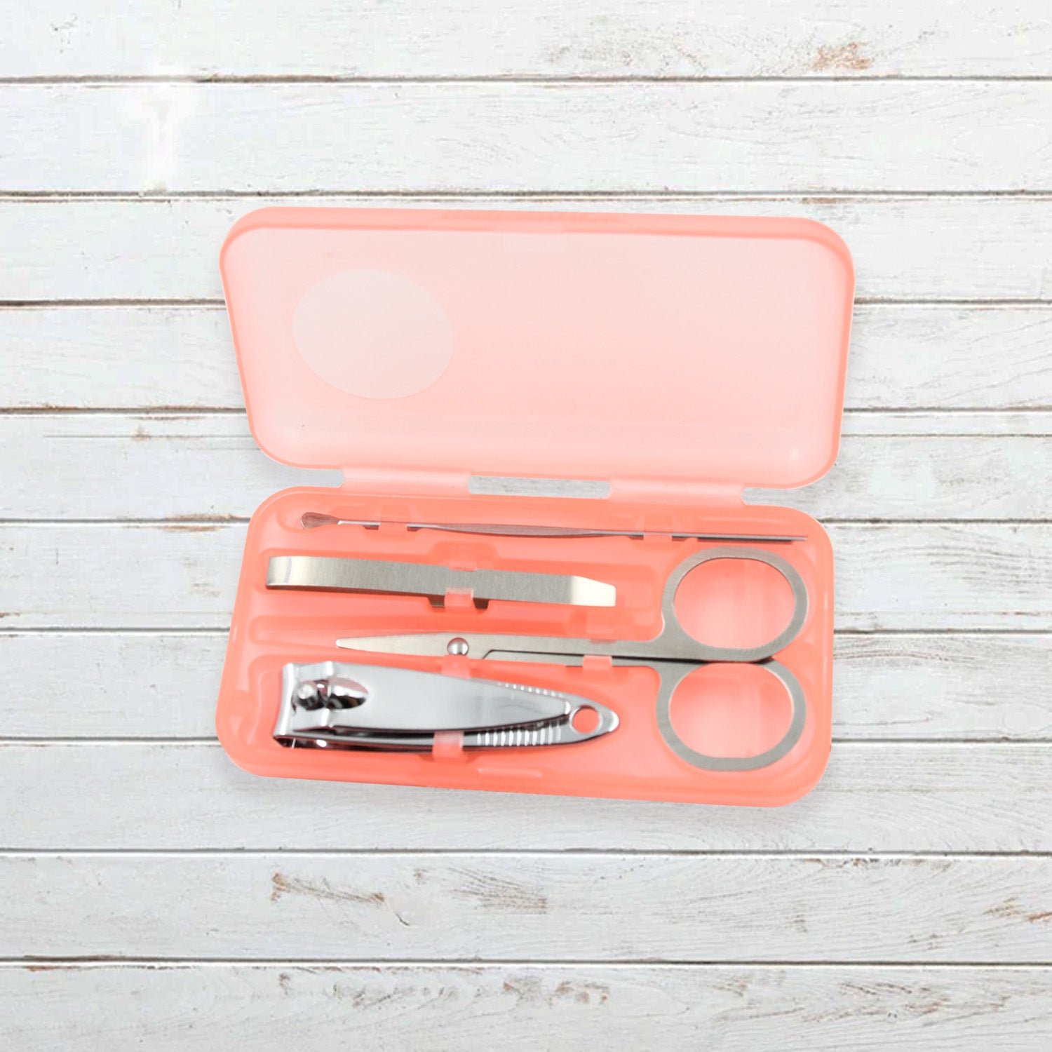 Nail Clipper Set – Stainless Steel 4-Pc Travel Manicure Kit | AuriGlam