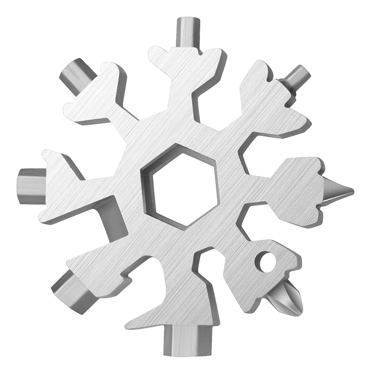 Snowflake Multi-Tool – 18-in-1 Stainless Steel Portable | BoltForce
