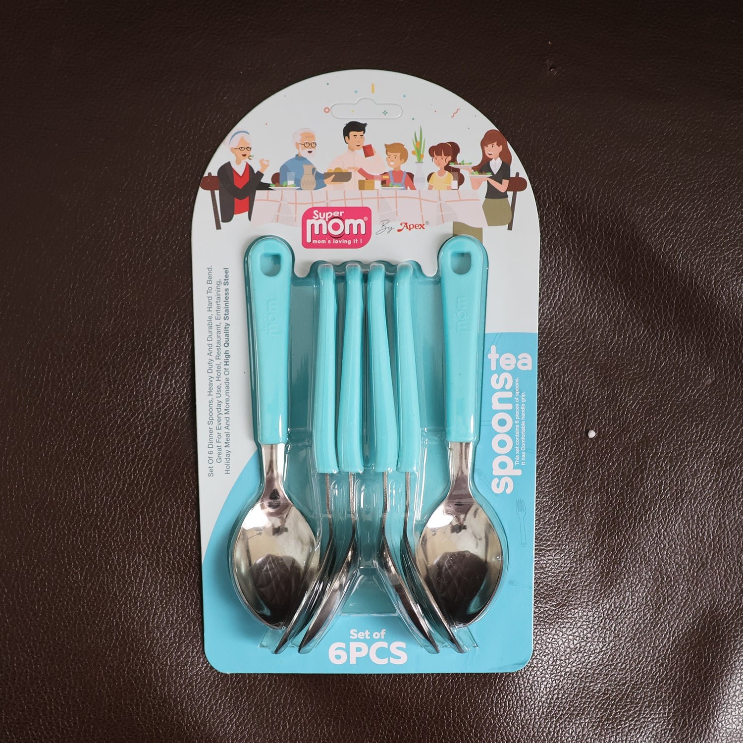 Stainless Steel Tea Spoon Set – Durable & Comfortable 6 Pieces