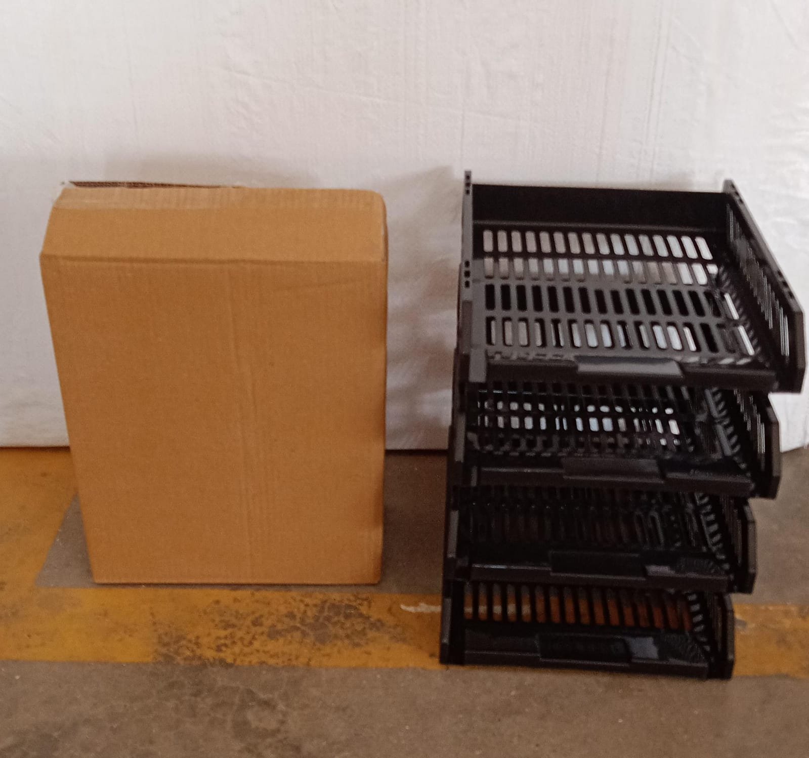 Office File Rack – 4-Layer Desktop Storage with Drawers | FiloDesk