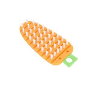 Vegetable Scrubbing Brush – Non-Toxic Carrot Design | Claranza