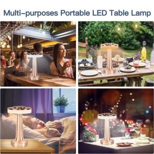 LED Desk Lamp – Touch Control, Rechargeable & Dimmable | VoltDesk