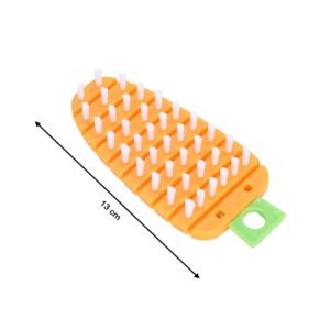 Vegetable Scrubbing Brush – Non-Toxic Carrot Design | Claranza