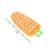 Vegetable Scrubbing Brush – Non-Toxic Carrot Design | Claranza