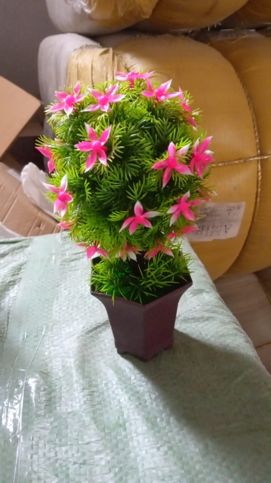 Artificial Flower Plant with Cute Pot – Low Maintenance Decor | Styleva