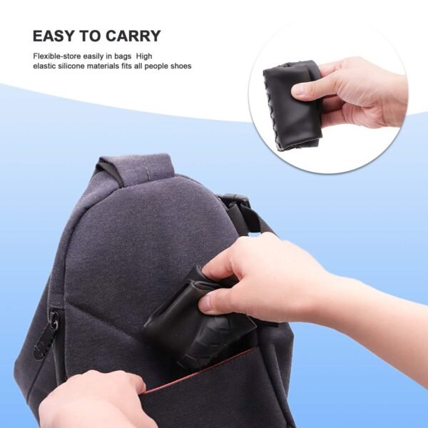 Waterproof Silicone Shoe Cover – Non-Slip & Foldable