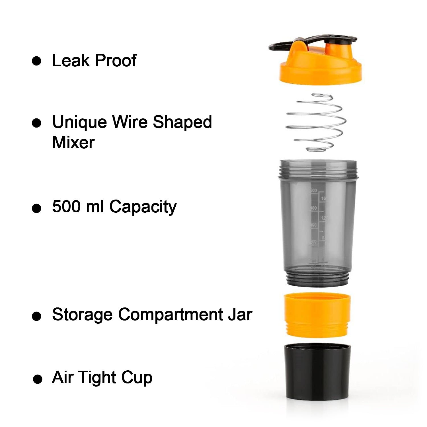 Gym Shaker Bottle – Leakproof & BPA Free for Protein | Own Hydrate