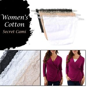 Cotton Clip-On Modesty Camisoles – Adjustable, Comfortable Fit