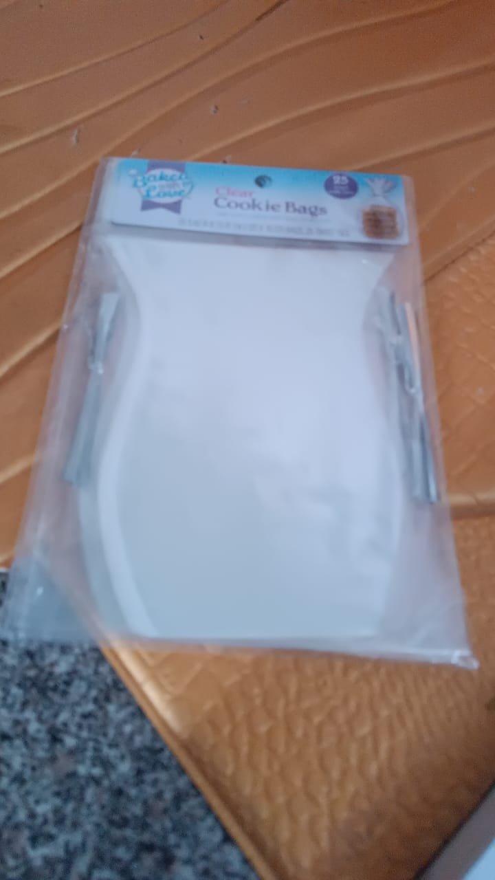 Clear Cookie Bags – Durable Food-Grade Treat Packaging (50 Pc)