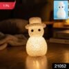 Snowman LED Night Lamp – Decorative Soft Ambient Glow