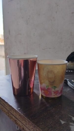 Disposable Paper Cups – Mixed Design 24 Pcs | Papezo
