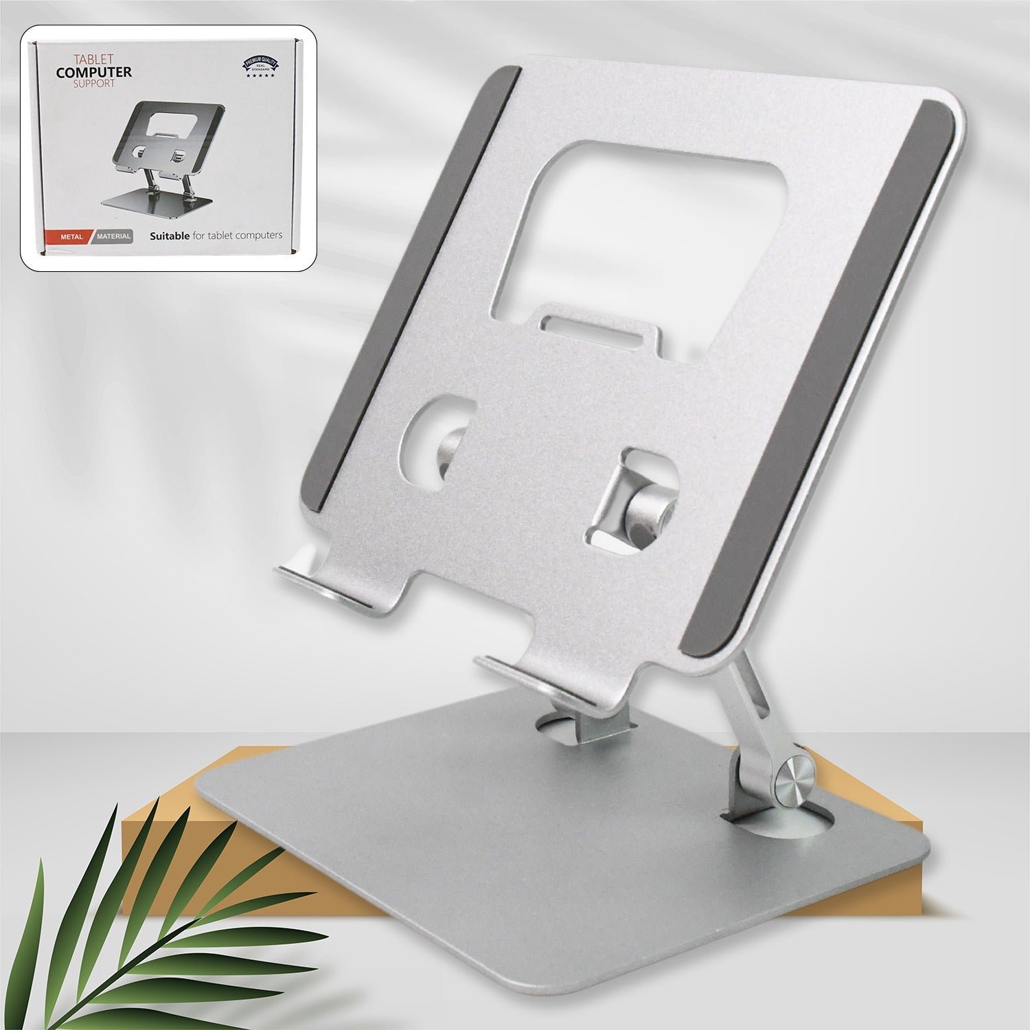 Tablet Stand – Adjustable Ergonomic Metal Alloy Holder | Wiregenix