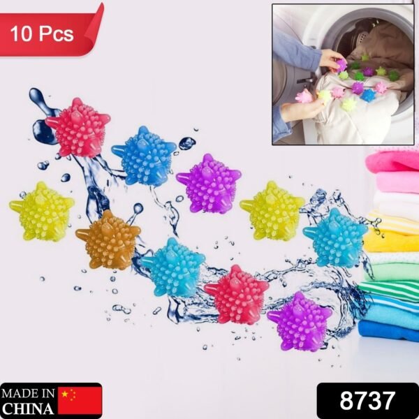 Laundry Dryer Balls – 10-Piece Multi-Color Softener | storenzo