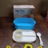 Kids Lunch Box – Durable Plastic with Spoon & Fork | Lunchie Bunchie