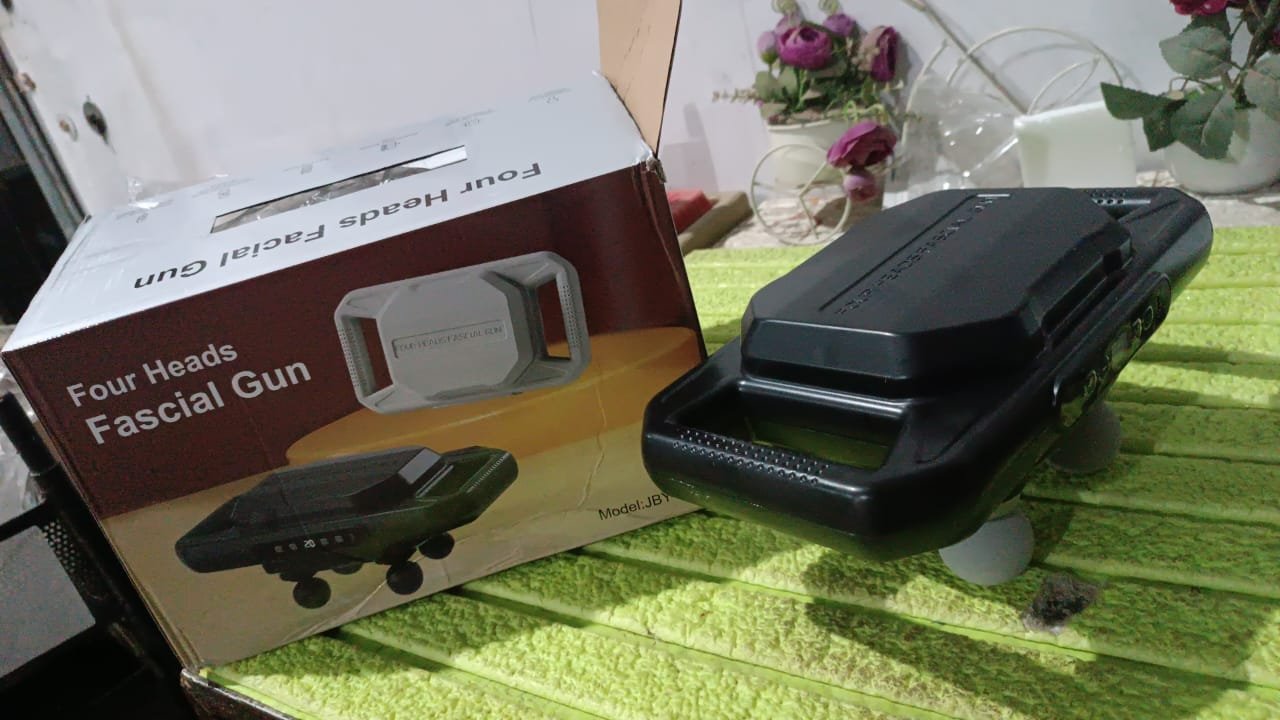 Deep Tissue Massage Gun – 4-Head Portable | Velvet Wellness