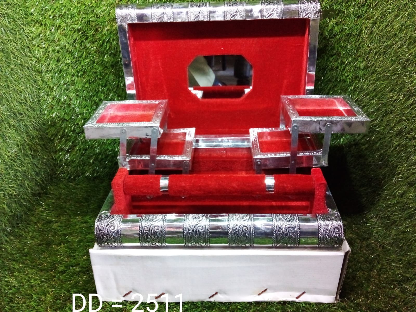 Wooden Jewellery Organizer – Oxidised Bangle Box | LilyGleam
