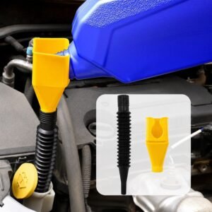 Flexible Plastic Funnel – Spill-Free Car Oil Fuel Filling