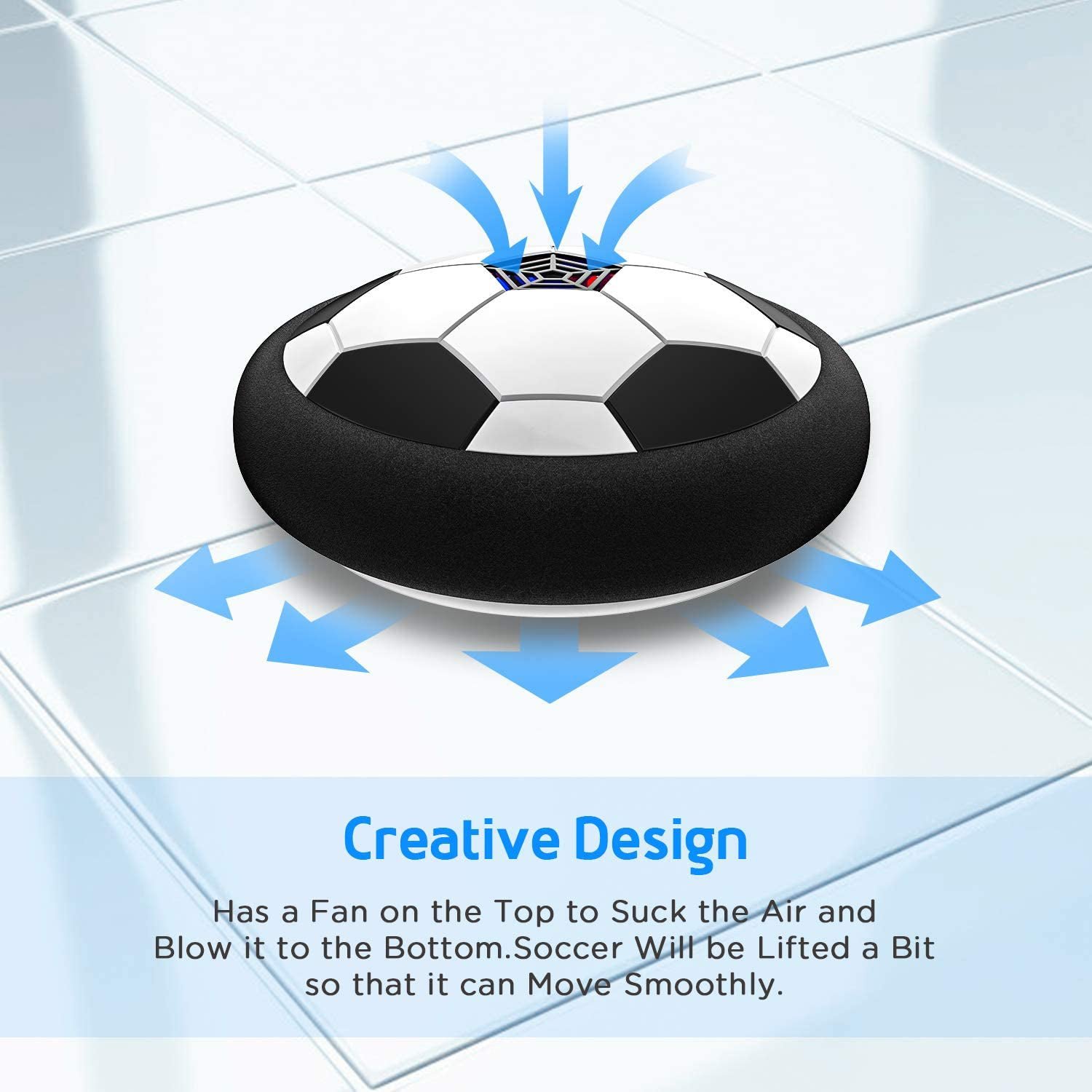 Hover LED Ball for Kids – Indoor Flying Toy | Play & Move (Battery Operated)