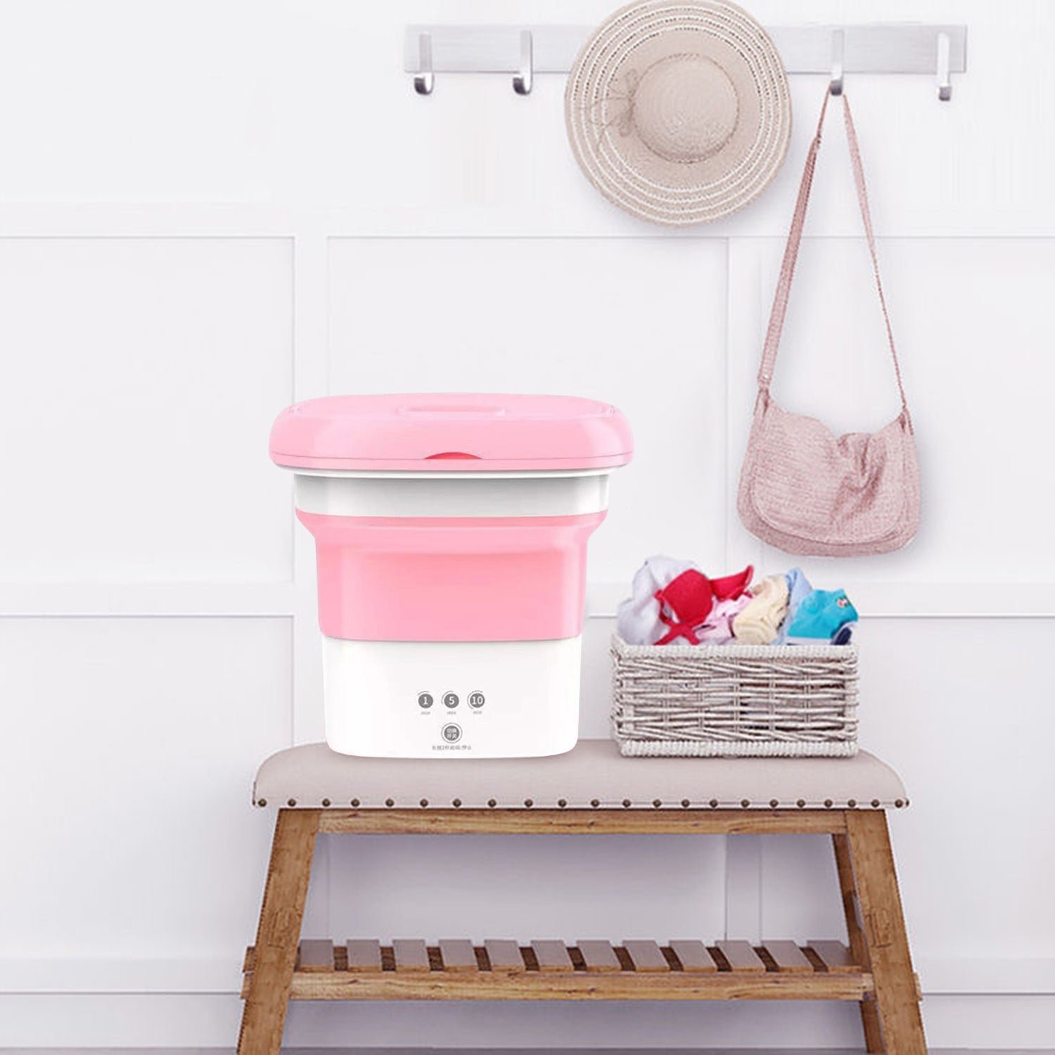 Mini Foldable Washing Machine – Portable Laundry Solution | Indo Glow