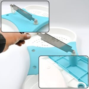 Vegetable Cutter and Washer – Adjustable 2-in-1 Kitchen Tool | Quickslice